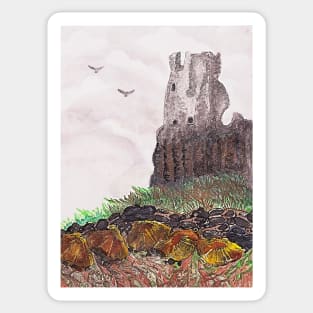 Dunure Castle Sticker